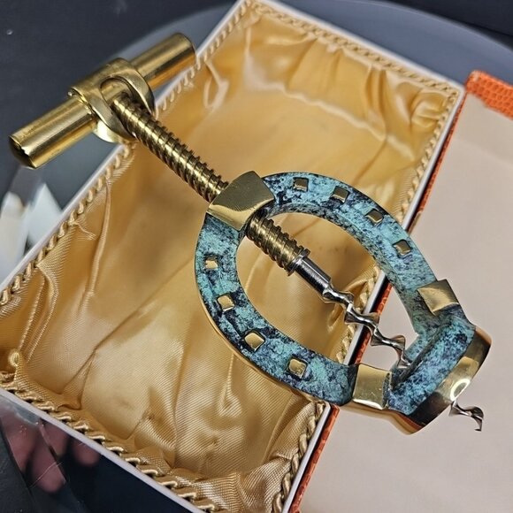 Vintage Walter Bosse Corkscrew Horseshoe Vienna, Austria, 1950s-60s With Box! - Picture 2 of 16